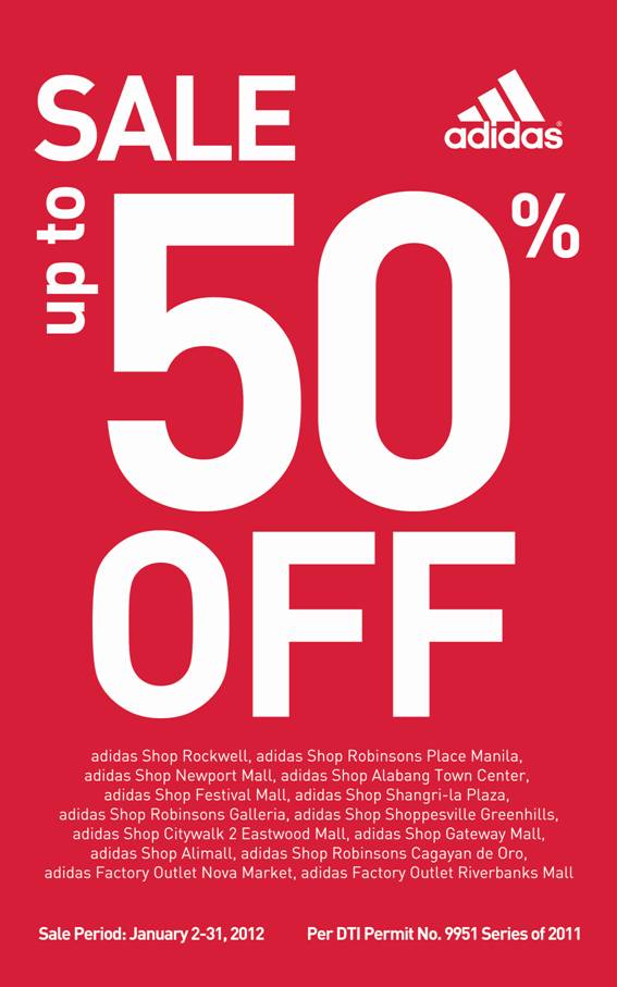 adidas 50 off